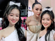 Làm mẹ - Đêm chung kết HHVN, bé gái Cần Thơ chuyên đọ sắc Hoa hậu lại làm lu mờ dàn mỹ nhân