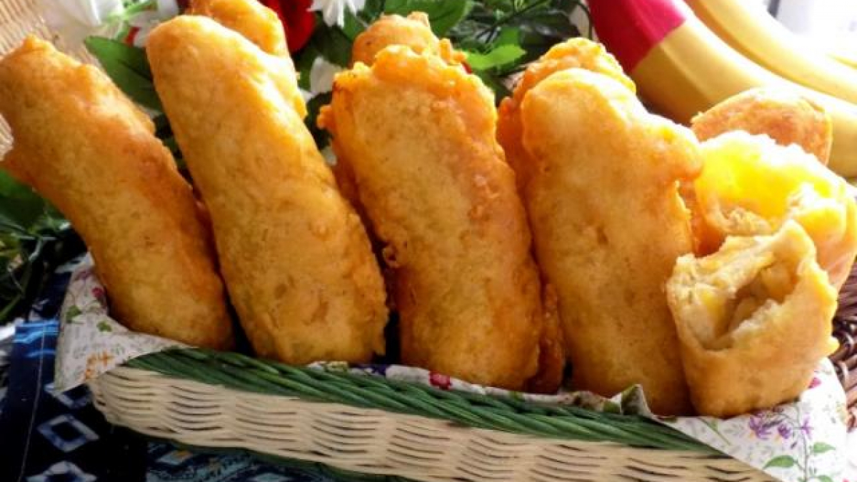 Cách pha bột rán chuối tuyệt nhất, bánh chuối để lâu vẫn giòn ngon thơm nức