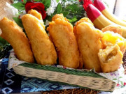 Bếp Eva - Cách pha bột rán chuối tuyệt nhất, bánh chuối để lâu vẫn giòn ngon thơm nức