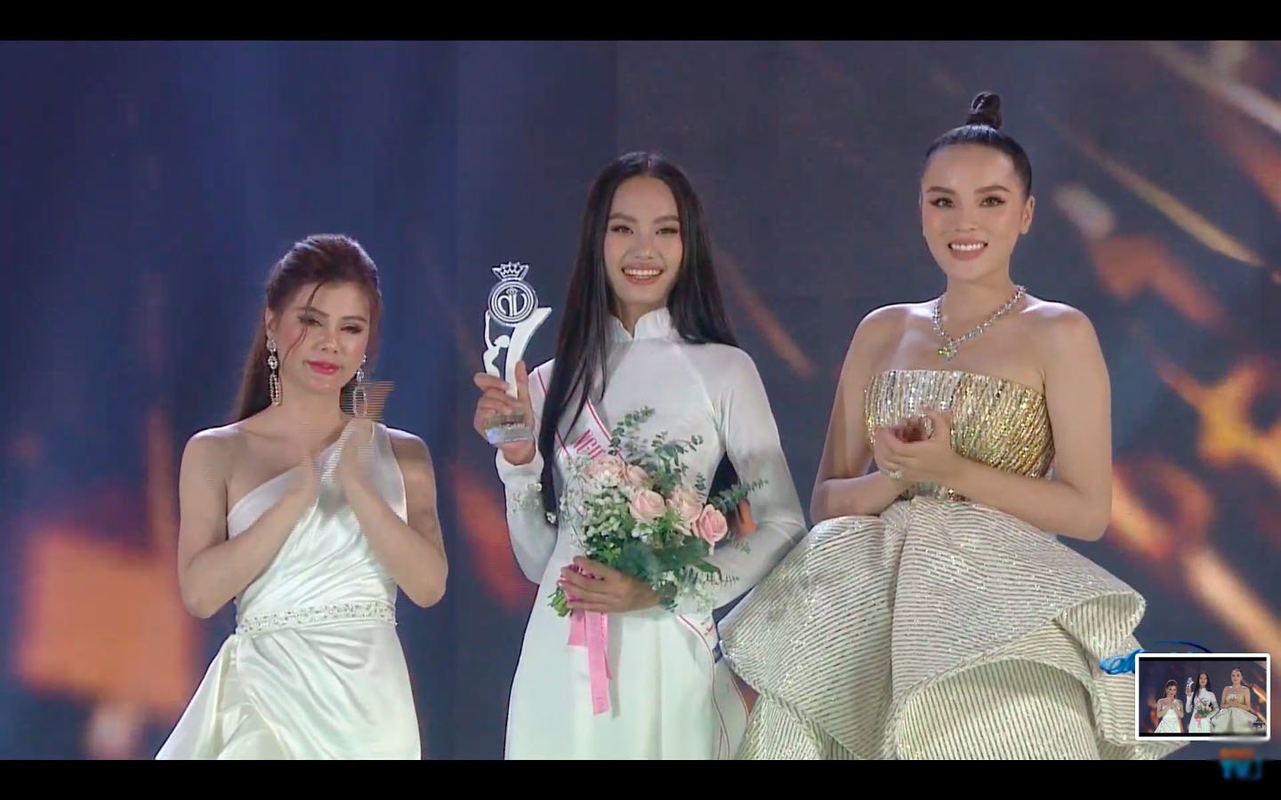 Sau nhiều lần giảm cân, Kỳ Duyên vẫn xuất hiện “vạm vỡ” tại HHVN, lấn át cả thí sinh - 1
