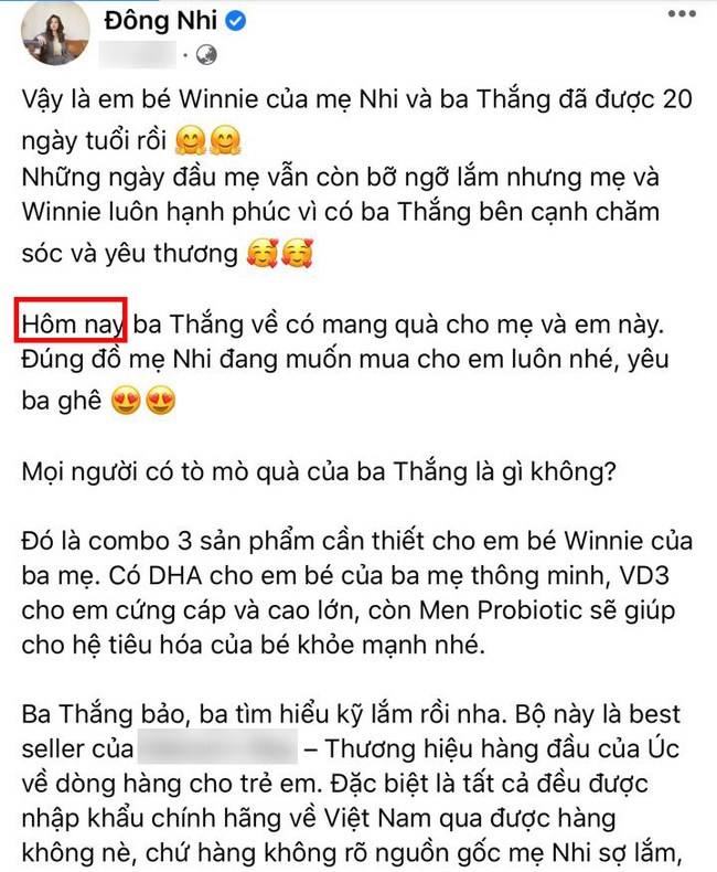 Sau lùm xùm “nói dối” khi quảng cáo đồ trẻ em, Đông Nhi rạng rỡ trở lại sau sinh - 5