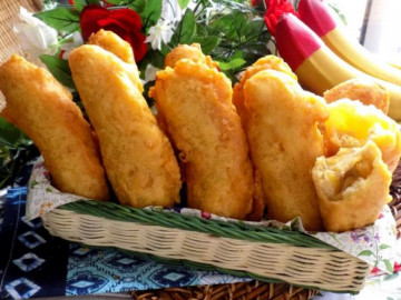 Cách pha bột rán chuối tuyệt nhất, bánh chuối để lâu vẫn giòn ngon thơm nức