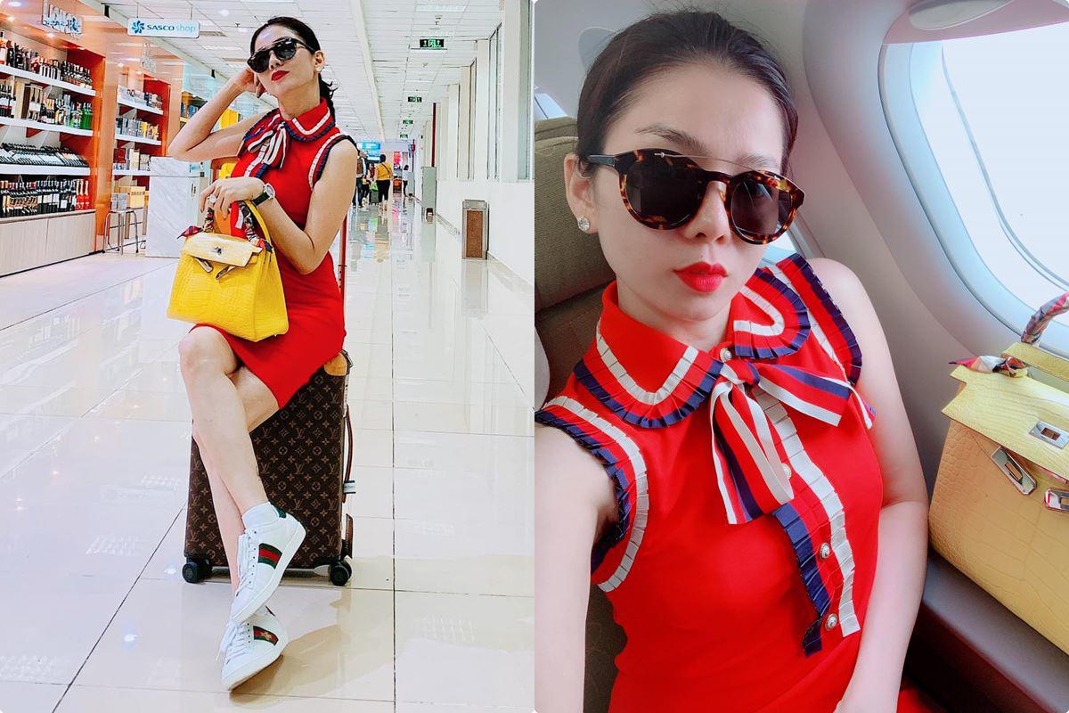 Lệ Quyên amp;#34;đi bayamp;#34; chưa diện thì thôi, lúc đã lên đồ thì soi giá tiền từng outfit bỏng tay - 13