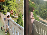 Làm mẹ - Con trai Mạc Hồng Quân thăm chùa mẹ ở lúc mang bầu, Ly Kute ẩn ý chuyện 5 năm trước