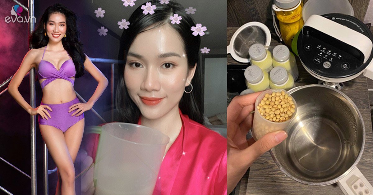 Đâu chỉ tập tành, Á Hậu học giỏi còn tăng size vòng 1 bằng món nước sao Việt mê tít