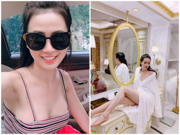 Mỹ nhân vòng 3 1m 7 lần thi hoa hậu: Đeo nhẫn kim cương, ở nhà bạn trai tặng