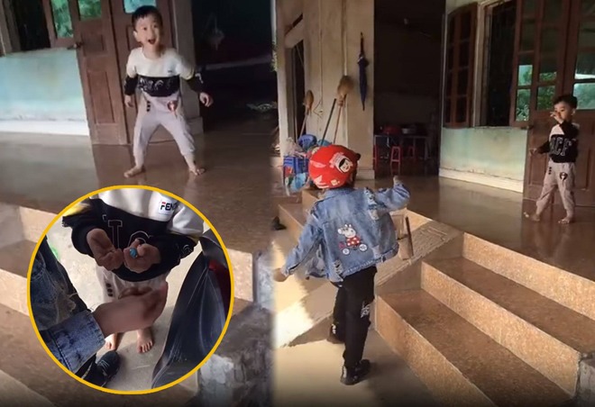 Đoạn clip 2 anh em mỗi đứa một nơi khi bố mẹ ly hôn: Người mẹ bất ngờ lên tiếng - 1