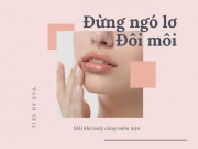 Vừa làm đẹp da vừa dưỡng môi căng bóng nhờ các nguyên liệu rẻ bèo mà ai cũng biết