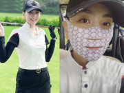 Làm đẹp - Ra sân đánh golf đâu chỉ giữ dáng, Mai Ngọc tranh thủ nâng cơ mặt với món làm đẹp độc
