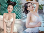 Thời trang - Khoe ảnh đi tắm, Ngân 98 cũng diện nội y cúp ngực siêu khủng