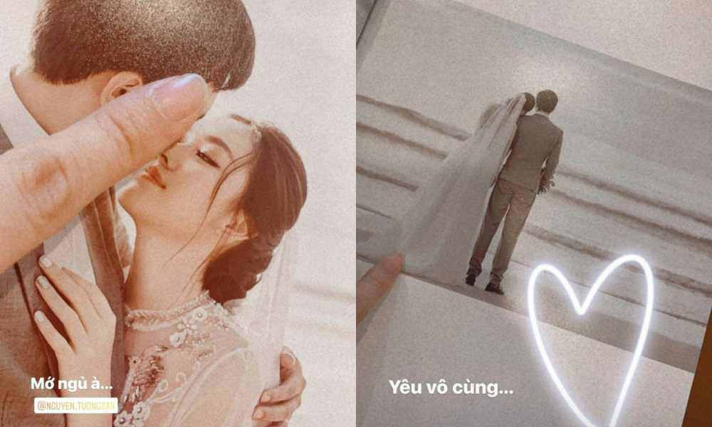 Chuyện lạ ở đám cưới Tường San: Giấu hình ảnh chú rể, Đỗ Mỹ Linh bị ép nhận hoa cưới - 3