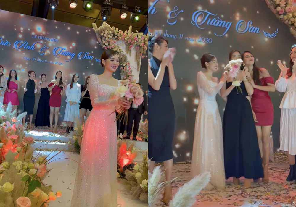 Chuyện lạ ở đám cưới Tường San: Giấu hình ảnh chú rể, Đỗ Mỹ Linh bị ép nhận hoa cưới - 4