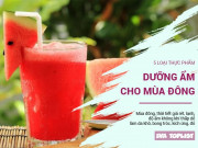 Clip Eva - 5 loại thực phẩm dưỡng ẩm cho da cấp tốc trong mùa Đông