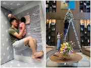 Nhà đẹp - Năm đầu tiên đón công chúa, Cường Đô La trang trí nhà cửa Giáng Sinh to hơn hẳn năm ngoái