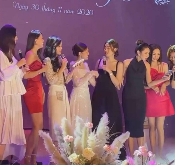 Hoa hậu Tiểu Vy và á hậu Thuý An đi ăn cưới: mặc váy “chặt chém” cô dâu Tường San - 4