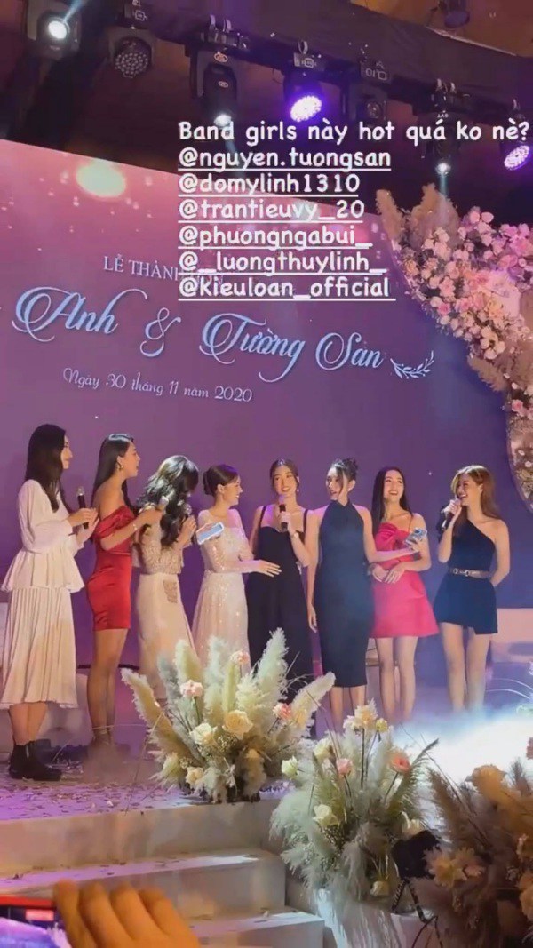 Hoa hậu Tiểu Vy và á hậu Thuý An đi ăn cưới: mặc váy “chặt chém” cô dâu Tường San - 5