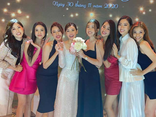Hoa hậu Tiểu Vy và á hậu Thuý An đi ăn cưới: mặc váy “chặt chém” cô dâu Tường San - 9