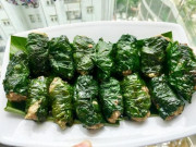 Bếp Eva - Làm chả lá lốt, 8X mách thêm một bước nữa, chả luôn xanh rờn không bị thâm, đen xỉn