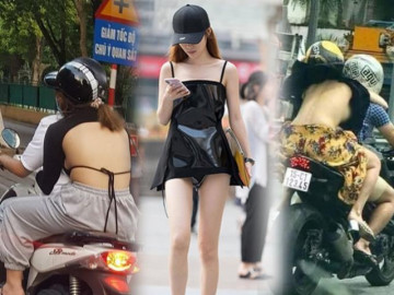 Ra phố đông người mà chị em cứ mặc phong phanh, đẹp đâu chẳng thấy chỉ bị chê kém duyên