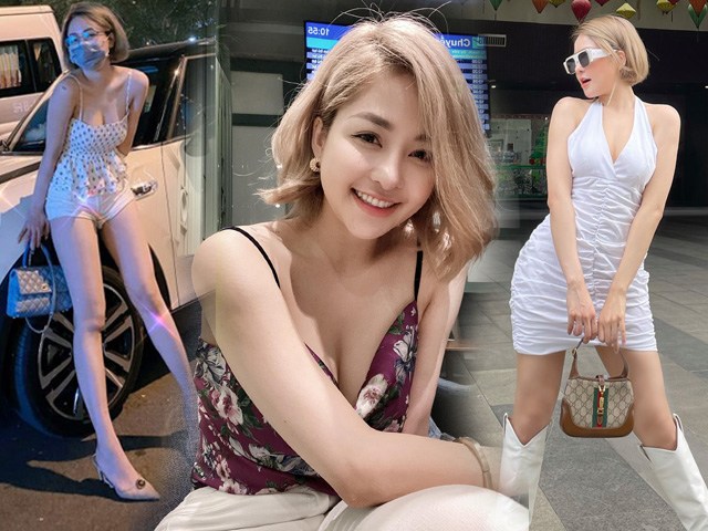 Than buồn bạn trai chuyển ngay 100 triệu, hotgirl Trâm Anh giờ tay xách nách mang túi hiệu không xuể