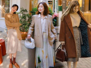 Thời trang - Diện chân váy đi làm mùa lạnh, nàng cứ phối đồ như thế này là đủ đẹp ngất ngây