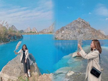 Phát hiện tuyệt tình cốc mới toanh ở Hải Phòng, ảnh chưa chỉnh sửa đã xanh mướt mê hồn