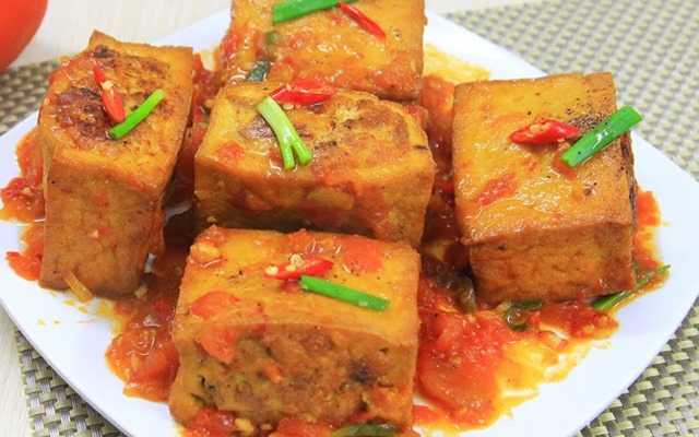 Đậu phụ nhồi thịt hấp dẫn