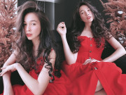 Làm đẹp - Mải mê để tóc dài suôn thẳng, Hiền Thục vừa đổi kiểu xoăn bồng bềnh càng trẻ ngỡ ngàng