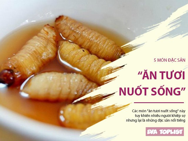 Việt Nam có 5 món ăn tươi nuốt sống, bạn đã biết hết những món này chưa?
