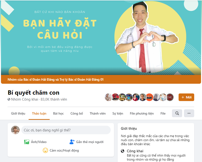 Bác sĩ Đoàn Hải Đăng – Người sáng lập Group Bí quyết chăm con - 1