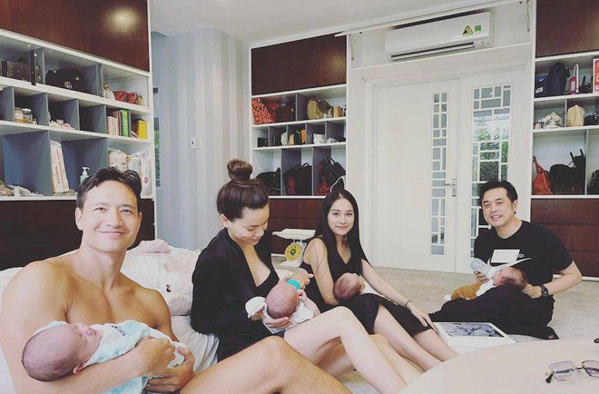 Clip ghi lại tiếng khóc đầu tiên của các con Hồ Ngọc Hà, Kim Lý sát bên vợ không rời - 5