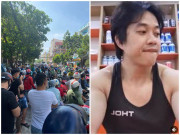 Tin tức - Hàng trăm người tập trung trước phòng gym tìm người xúc phạm cố nghệ sĩ Chí Tài