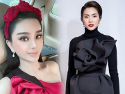 Thời trang - Đi đám cưới tình cũ, Lâm Khánh Chi ăn mặc nền nã hơn xưa nhưng đụng hàng ngay Tăng Thanh Hà