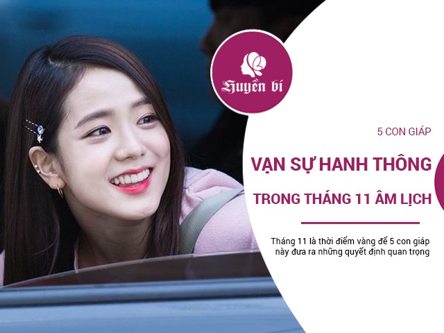 Từ tháng 11 Âm lịch, 5 con giáp này trở nên vạn sự hanh thông, làm gì cũng dễ dàng