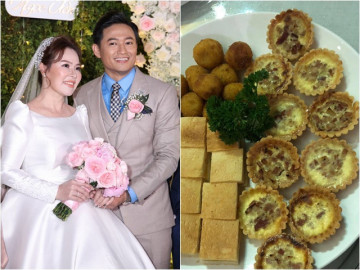 Cỗ cưới Quý Bình và vợ đại gia hơn tuổi: 50 triệu/bàn, ít nhưng đắt đỏ đúng kiểu nhà giàu