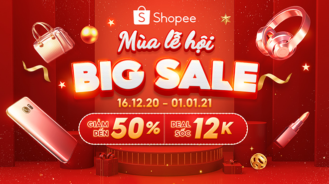 Shopee sale nửa giá chào đón Mùa lễ hội cuối năm, các tín đồ mua sắm không nên bỏ lỡ - 1