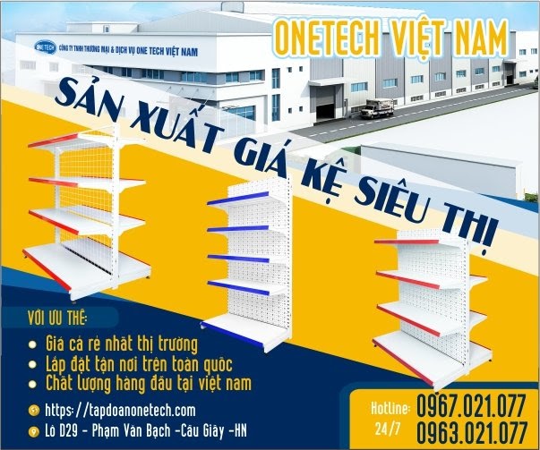 Top 3 mẫu kệ siêu thị của Tập đoàn Onetech đang rất được ưa chuộng - 4