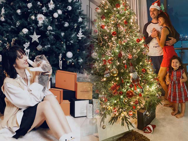 Mua sắm đồ hiệu cả năm, mỹ nhân Việt chất hộp thành cây thông Noel xa xỉ