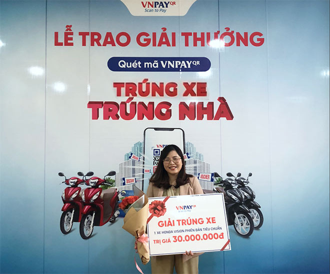 Cuối năm mẹ bỉm tranh thủ quét VNPAY- QR mạnh tay dễ trúng nhà, trúng xe - 1