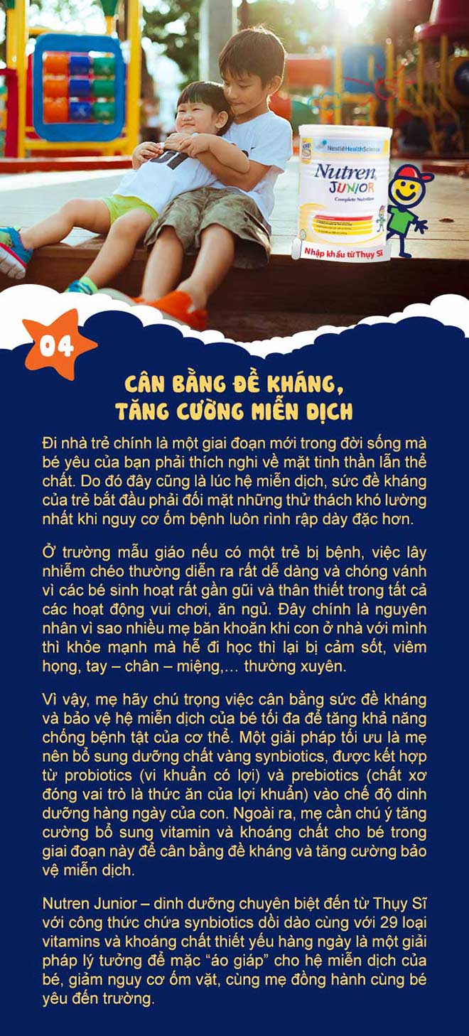 Hành trang cho bé đi nhà trẻ và những điều mẹ cần nhớ - 4