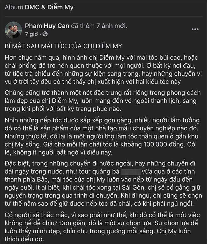 “Nữ hoàng ảnh lịch” Diễm My không đổi búi tóc to sụ chục năm, phải ngủ ngồi đề giữ nếp - 6