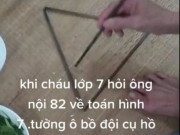 Tin tức - Cháu hỏi bài toán lớp 7, ông nội 82 tuổi trả lời vanh vách khiến CĐM "ngả mũ" thán phục