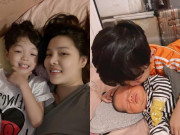 Giải trí - Kỳ Hân bị nhận xét là phân biệt đối xử với 2 con trai sau khi sinh