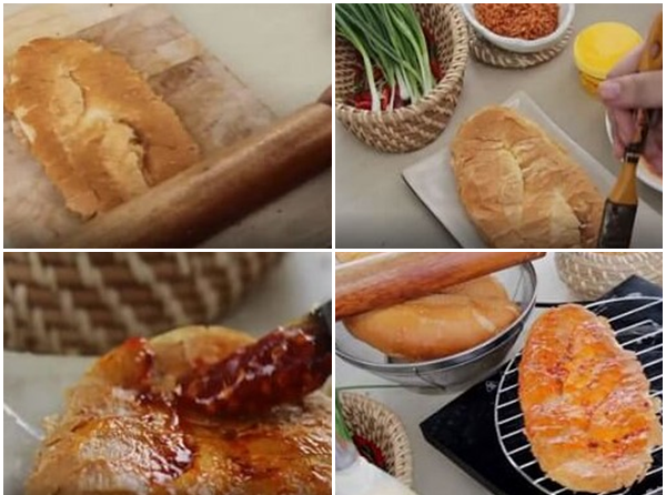 Cách làm bánh mì nướng muối ớt thơm ngon tại nhà cực đơn giản - 4