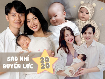 Hơn 30 nhóc tì nhà sao Việt chào đời năm 2020: Độ quyền lực bất phân thắng bại