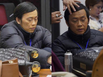 Gương mặt Hoài Linh tiều tuỵ đi diễn sau đám tang Chí Tài, không nhắc tên người đã mất