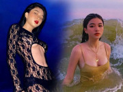 Làm đẹp - Hot girl có nhan sắc chuẩn Tây khoe thềm ngực đầy sau lớp áo xuyên thấu