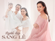 Bà bầu - Mỹ nữ Phú Yên bỏ showbiz về sinh liền 2 con, chồng doanh nhân nổi tiếng thành "bà vú"