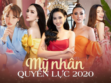 10 mỹ nhân xinh đẹp, quyền lực, chiếm sóng showbiz nhiều nhất năm 2020