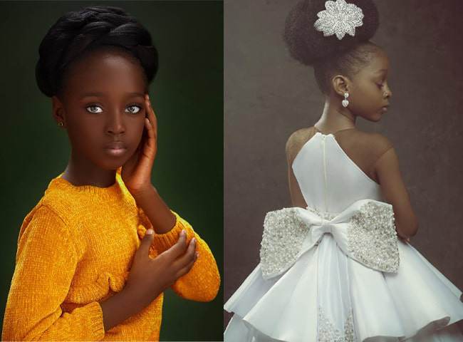 Cô bé châu Phi đẹp nhất thế giới thay đổi sau 2 năm, nhìn mẹ mới hiểu: Là di truyền - 5
